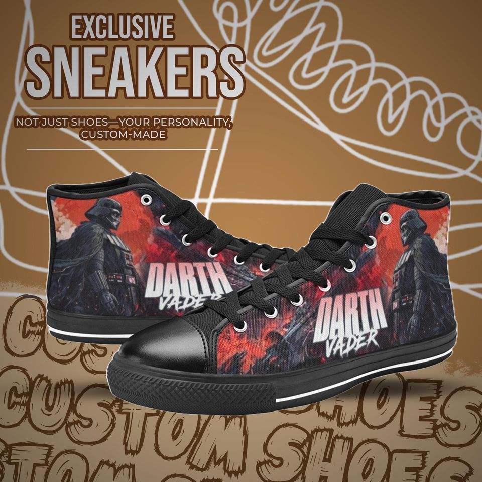 Darth Vader High Top Shoes