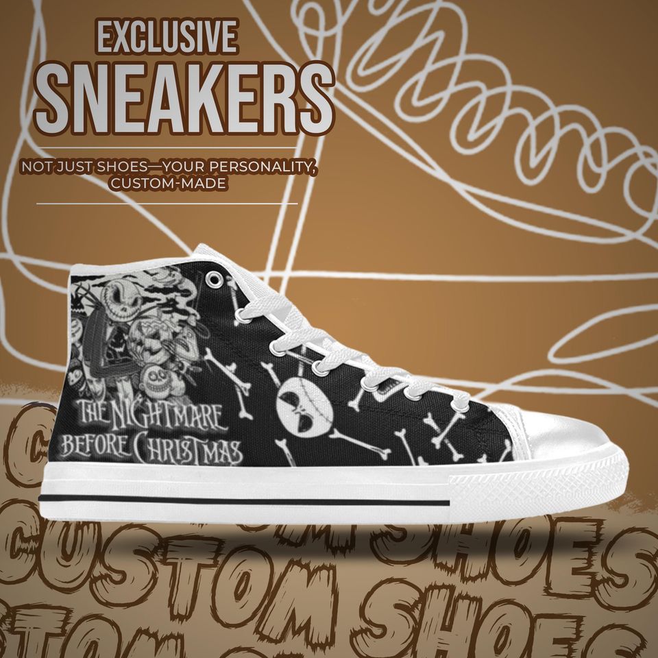 The Nightmare Before Christmas High Top Shoes