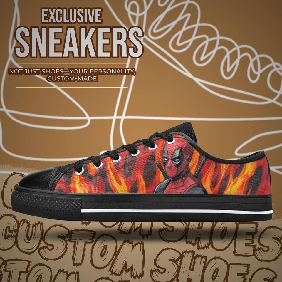 Deadpool Women's Low Top Shoe Sneakers