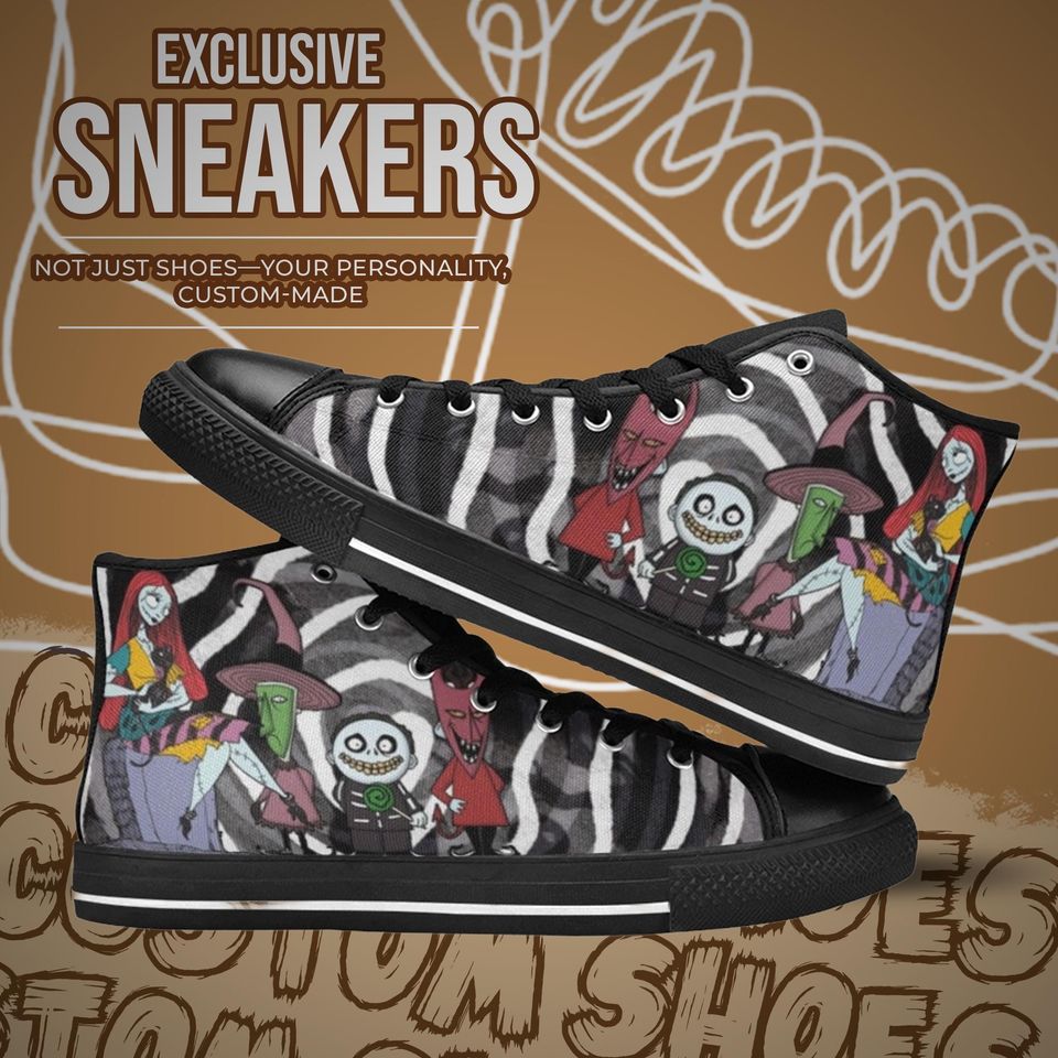 The Nightmare Before Christmas High Top Shoes