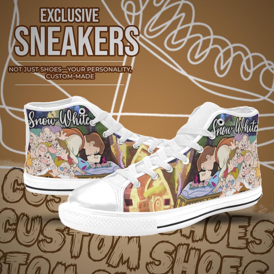 Snow White High Top Shoes