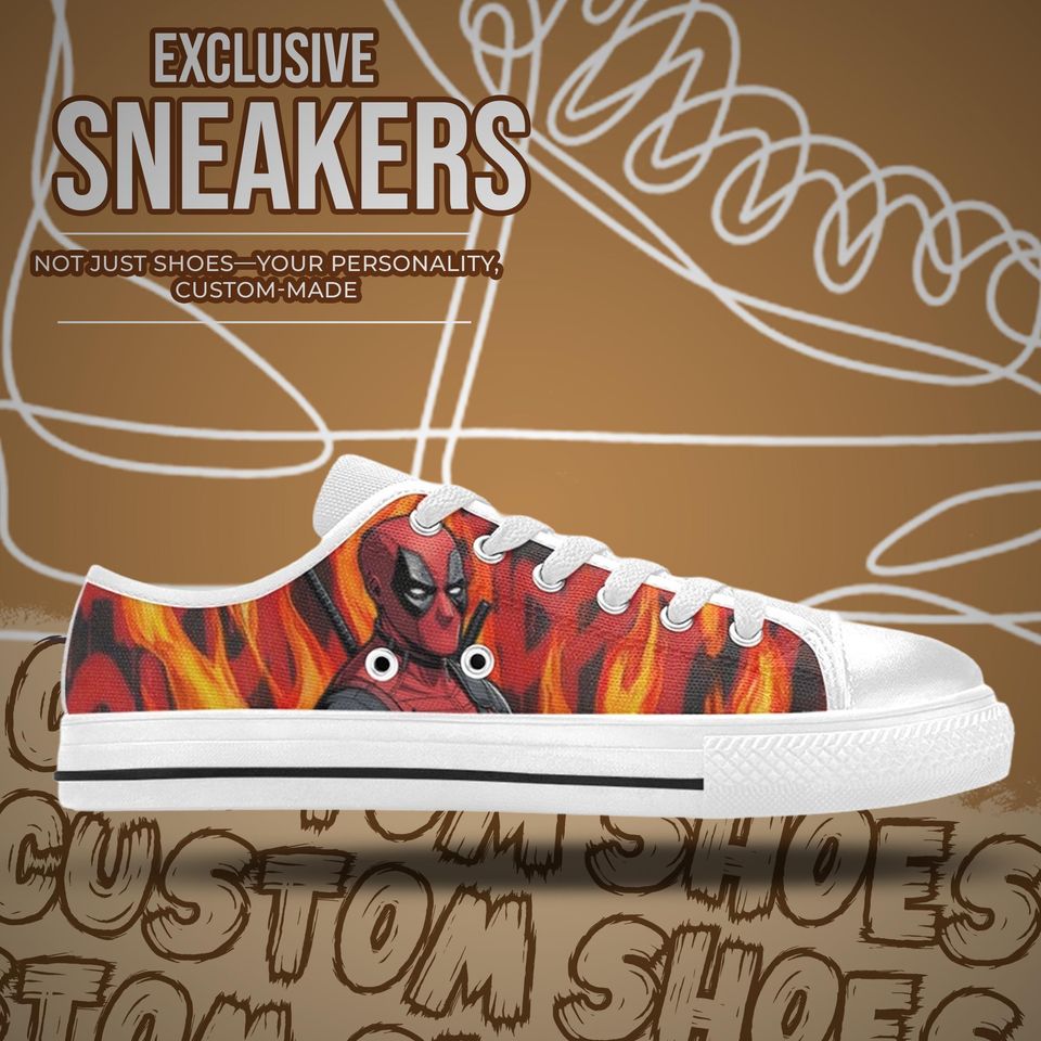 Deadpool Women's Low Top Shoe Sneakers