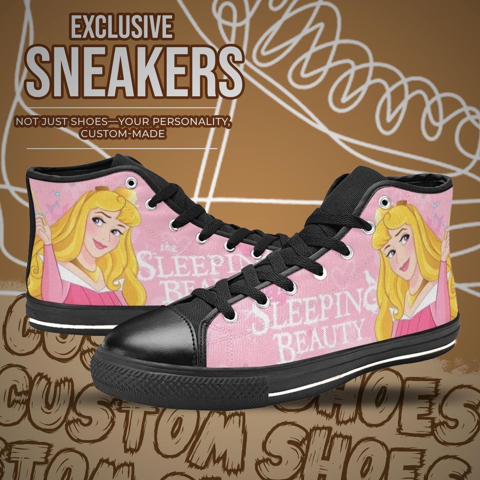 Sleeping Beauty High Top Sneakers