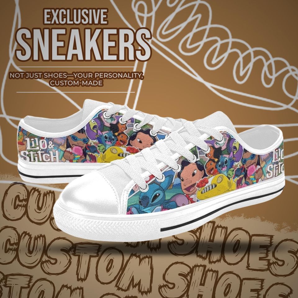 Lilo & Stitch Women's Low Top Shoe Sneakers
