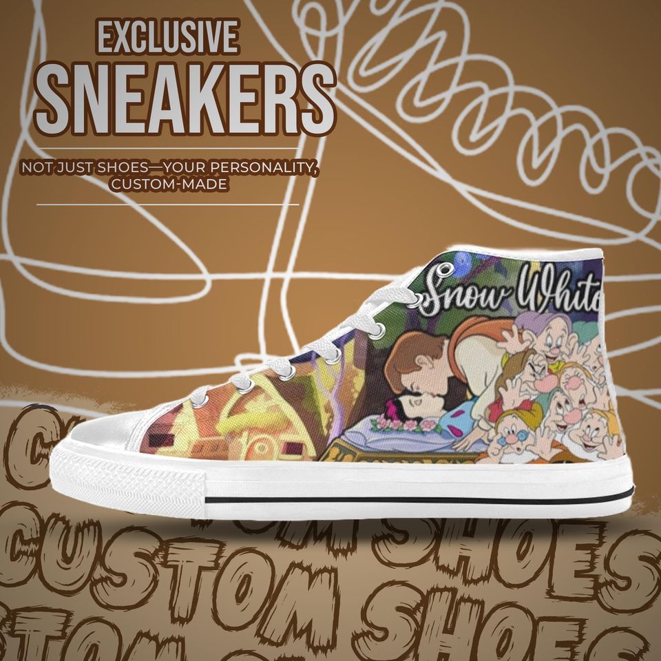 Snow White High Top Shoes