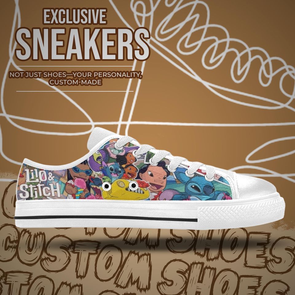 Lilo & Stitch Women's Low Top Shoe Sneakers