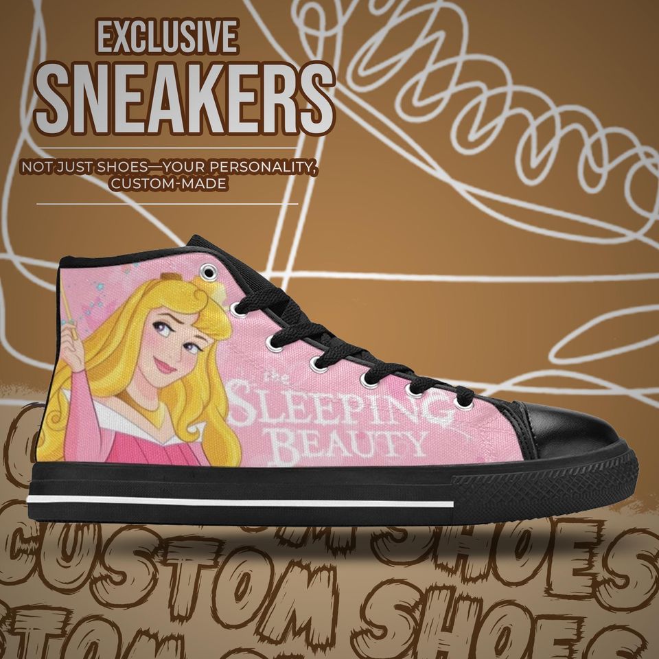Sleeping Beauty High Top Sneakers