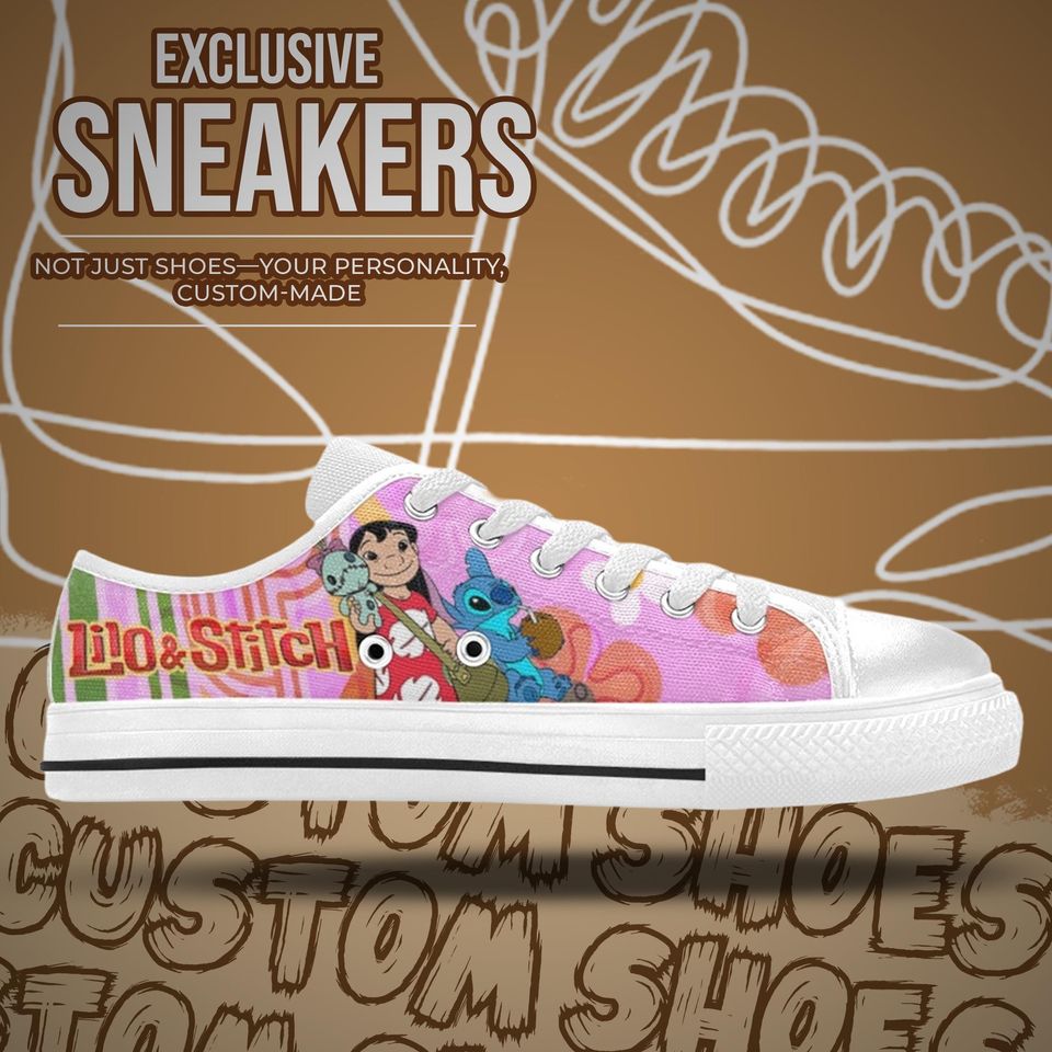 Lilo And Stitch Women's Low Top Shoe Sneakers