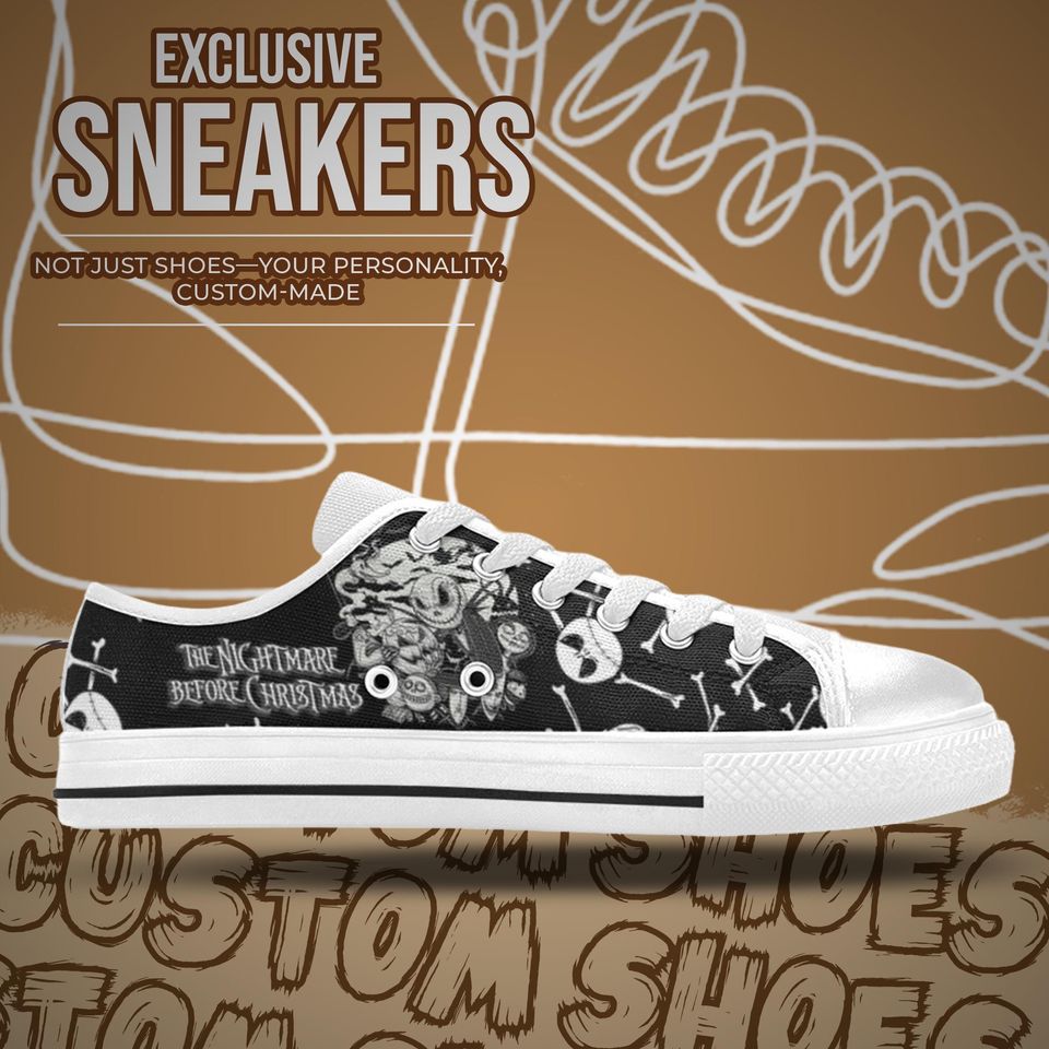 The Nightmare Before Christmas Women's Low Top Shoe Sneakers