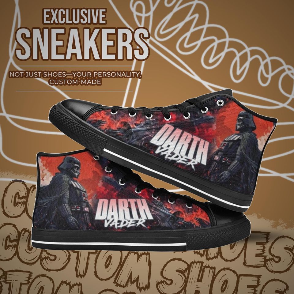 Darth Vader High Top Shoes