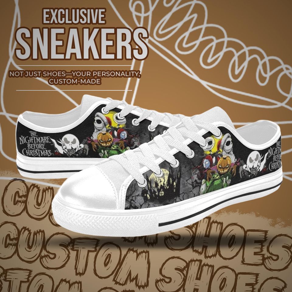 The Nightmare Before Christmas Women's Low Top Shoe Sneakers