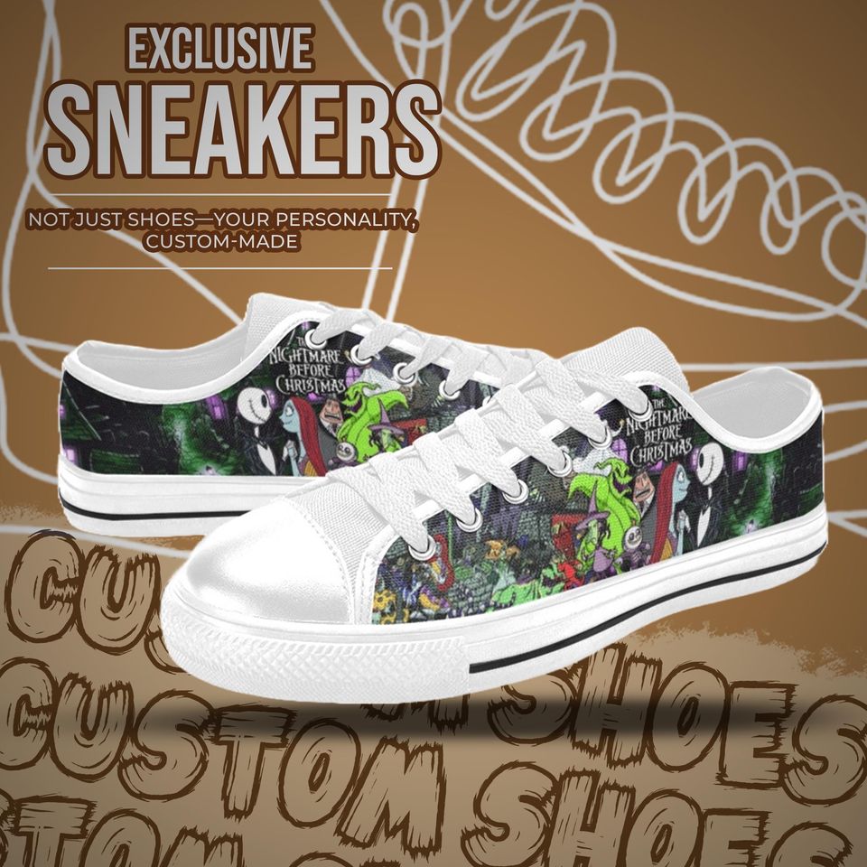 The Nightmare Before Christmas Women's Low Top Shoe Sneakers