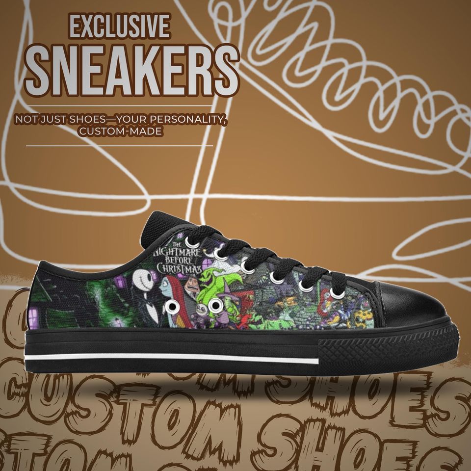 The Nightmare Before Christmas Women's Low Top Shoe Sneakers