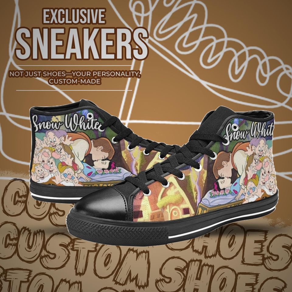 Snow White High Top Shoes