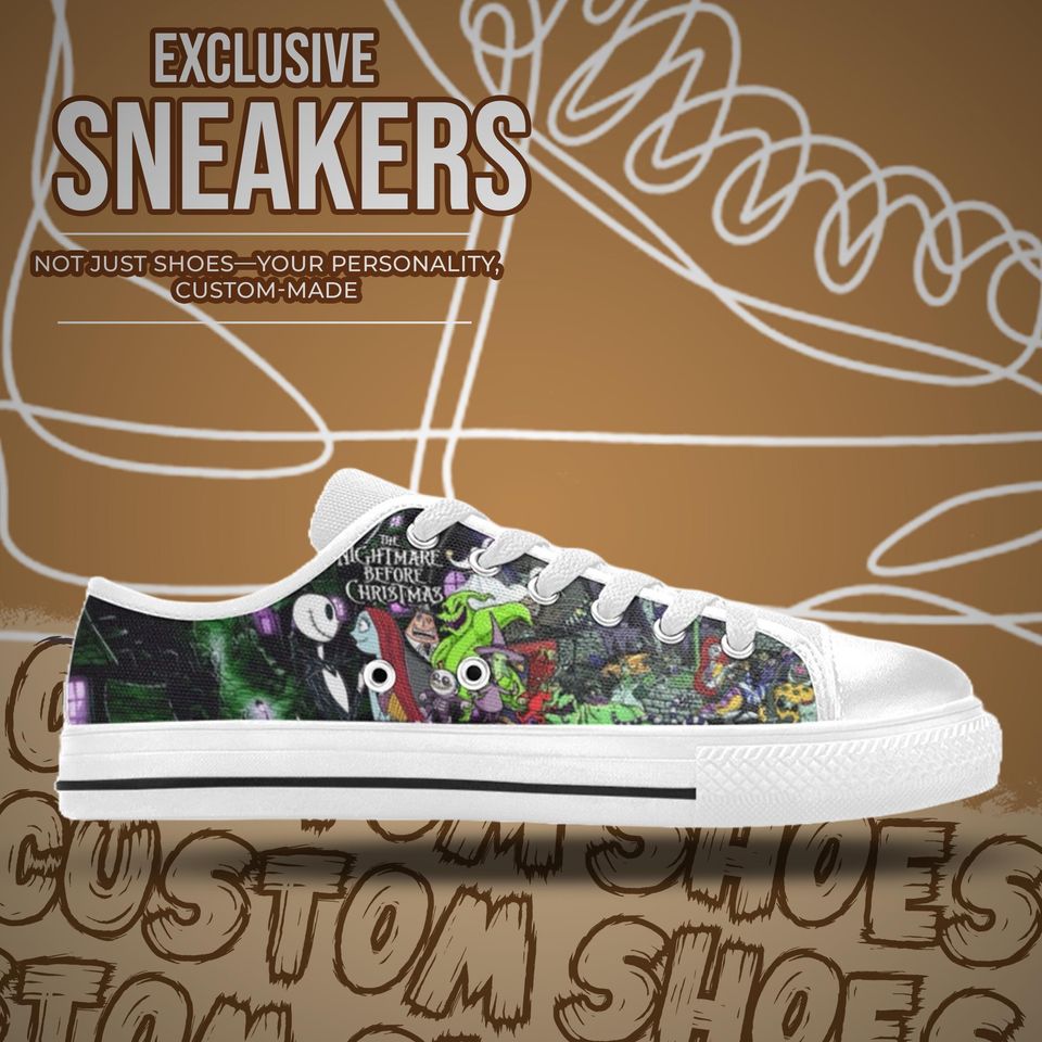 The Nightmare Before Christmas Women's Low Top Shoe Sneakers