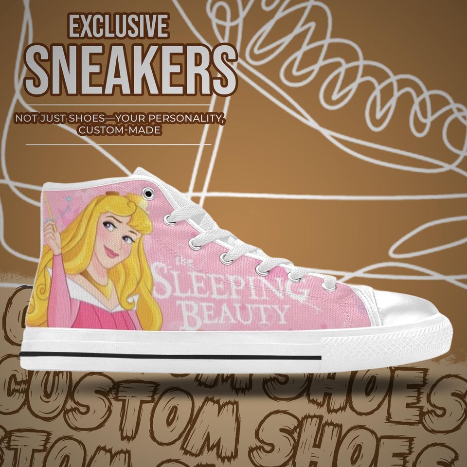 Sleeping Beauty High Top Sneakers