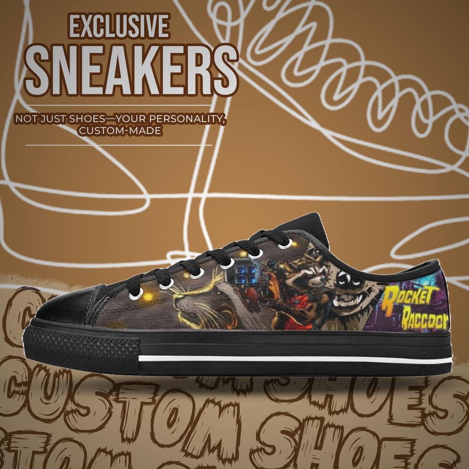 Rocket Raccoon Women's Low Top Shoe Sneakers