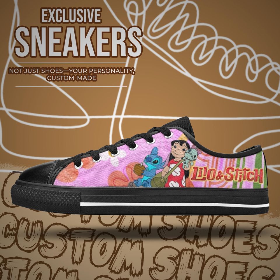 Lilo And Stitch Women's Low Top Shoe Sneakers