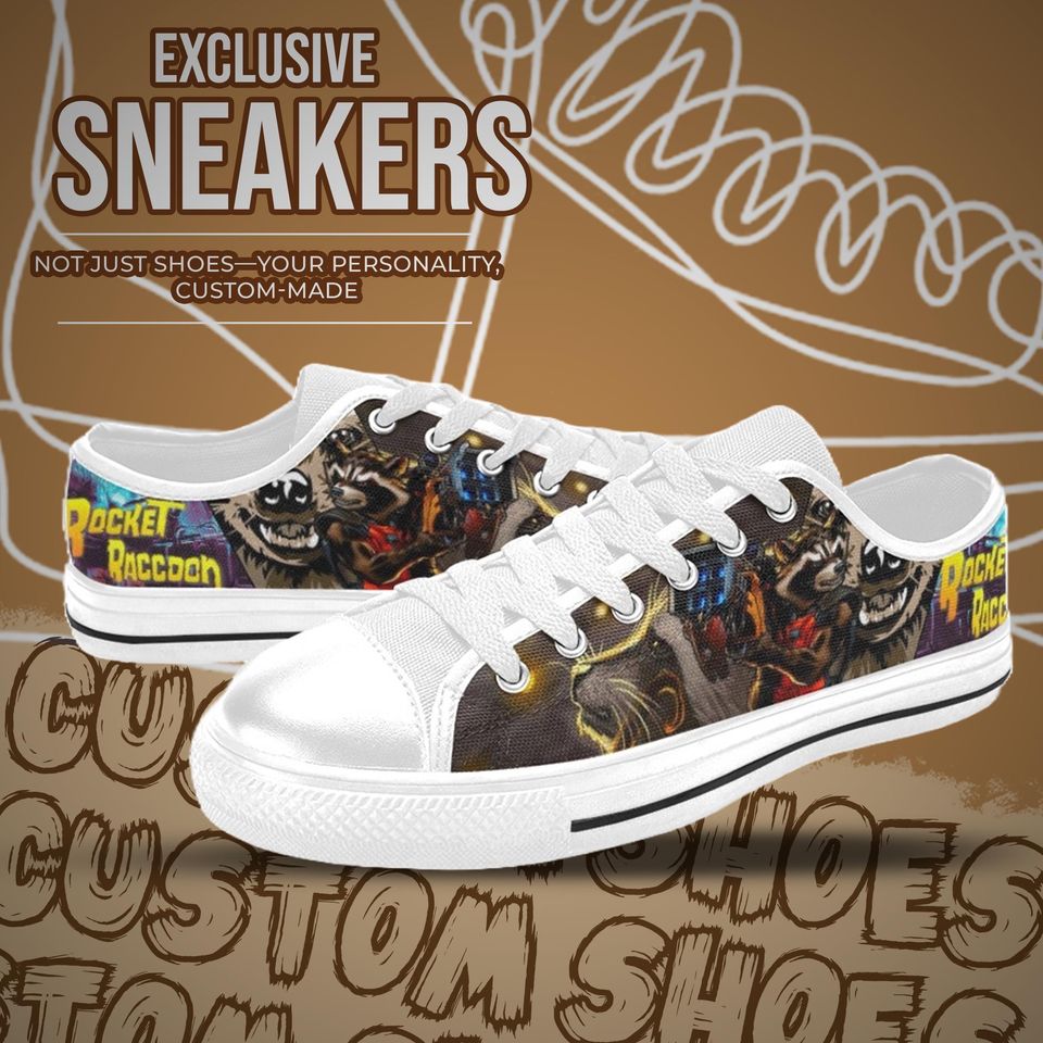 Rocket Raccoon Women's Low Top Shoe Sneakers