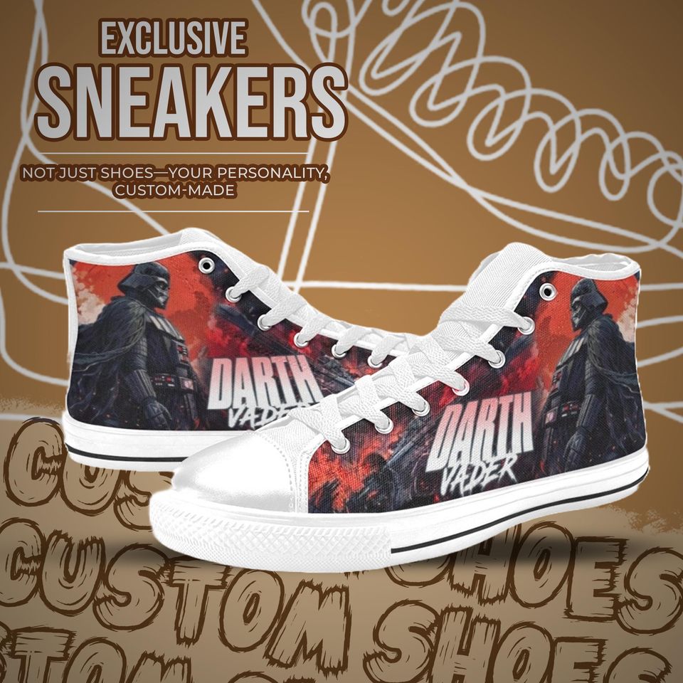 Darth Vader High Top Shoes