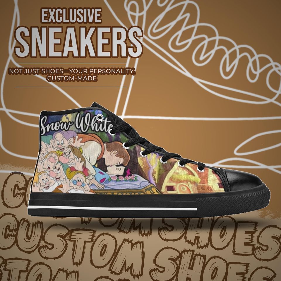 Snow White High Top Shoes