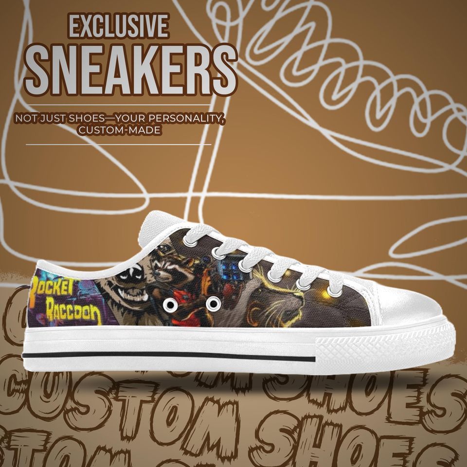 Rocket Raccoon Women's Low Top Shoe Sneakers