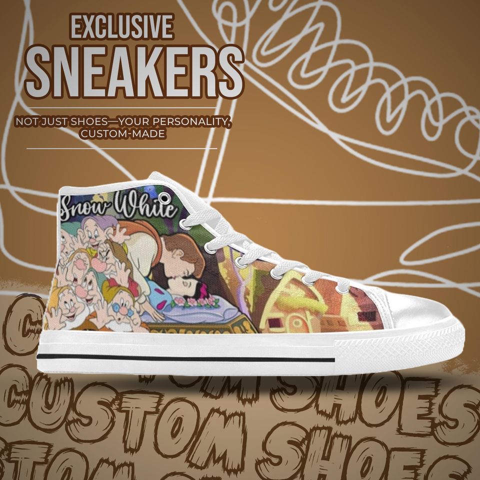 Snow White High Top Shoes