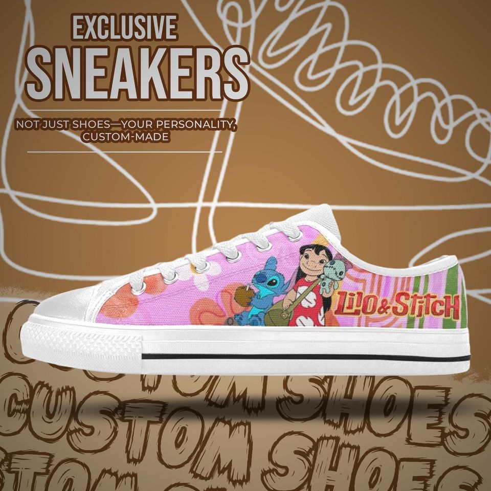 Lilo And Stitch Women's Low Top Shoe Sneakers