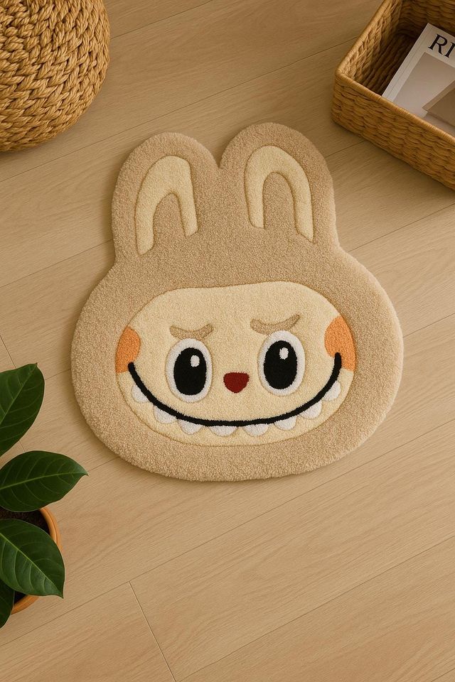 Labubu Style Doll Rug