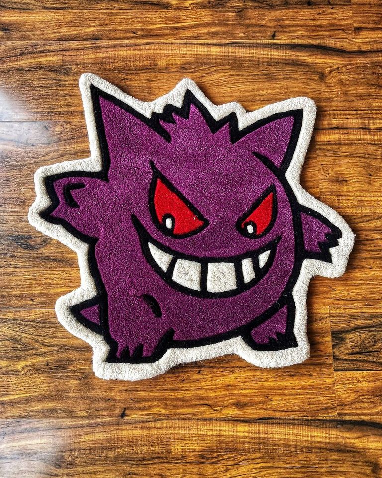 Gengar Rug,Tufted Rug Home Decor