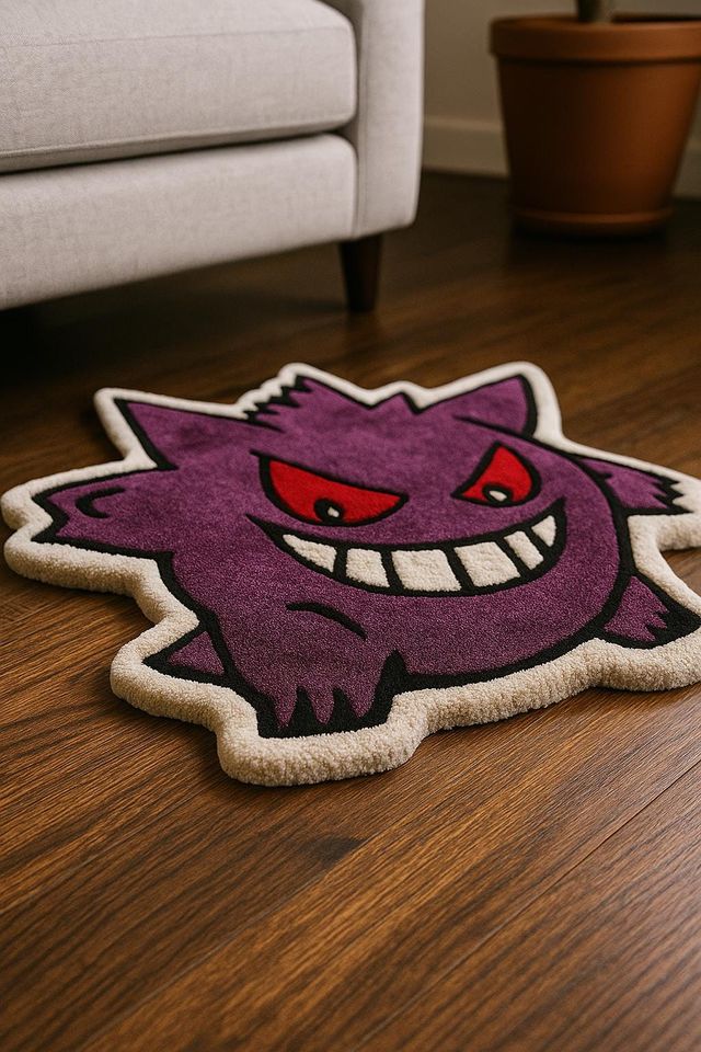 Gengar Rug,Tufted Rug Home Decor