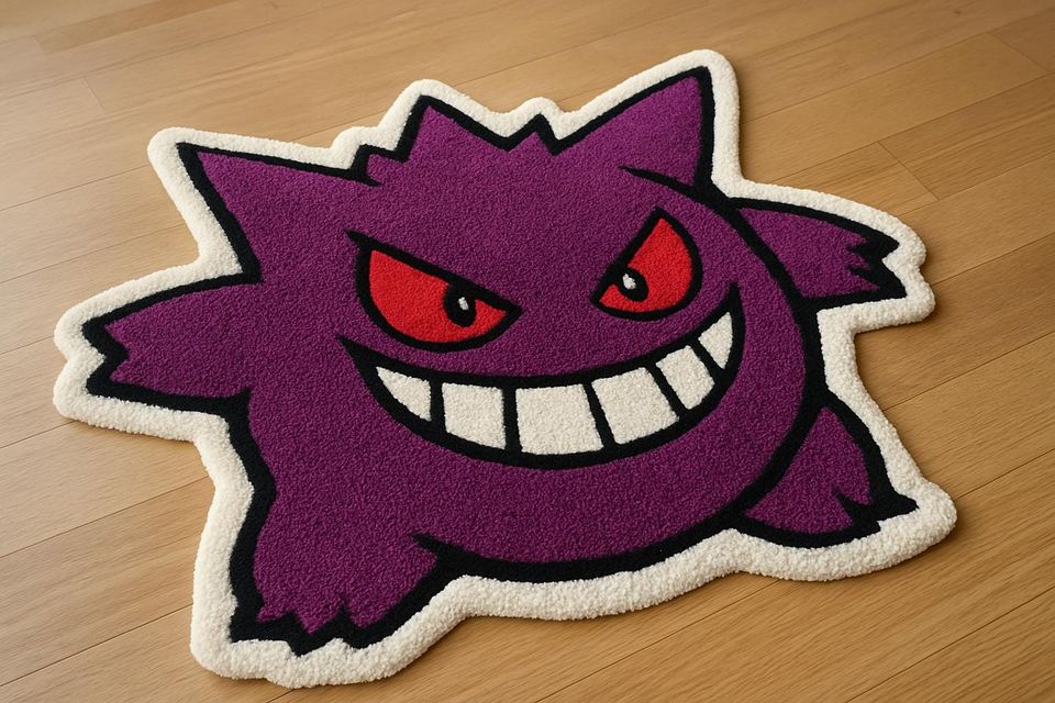 Gengar Rug,Tufted Rug Home Decor