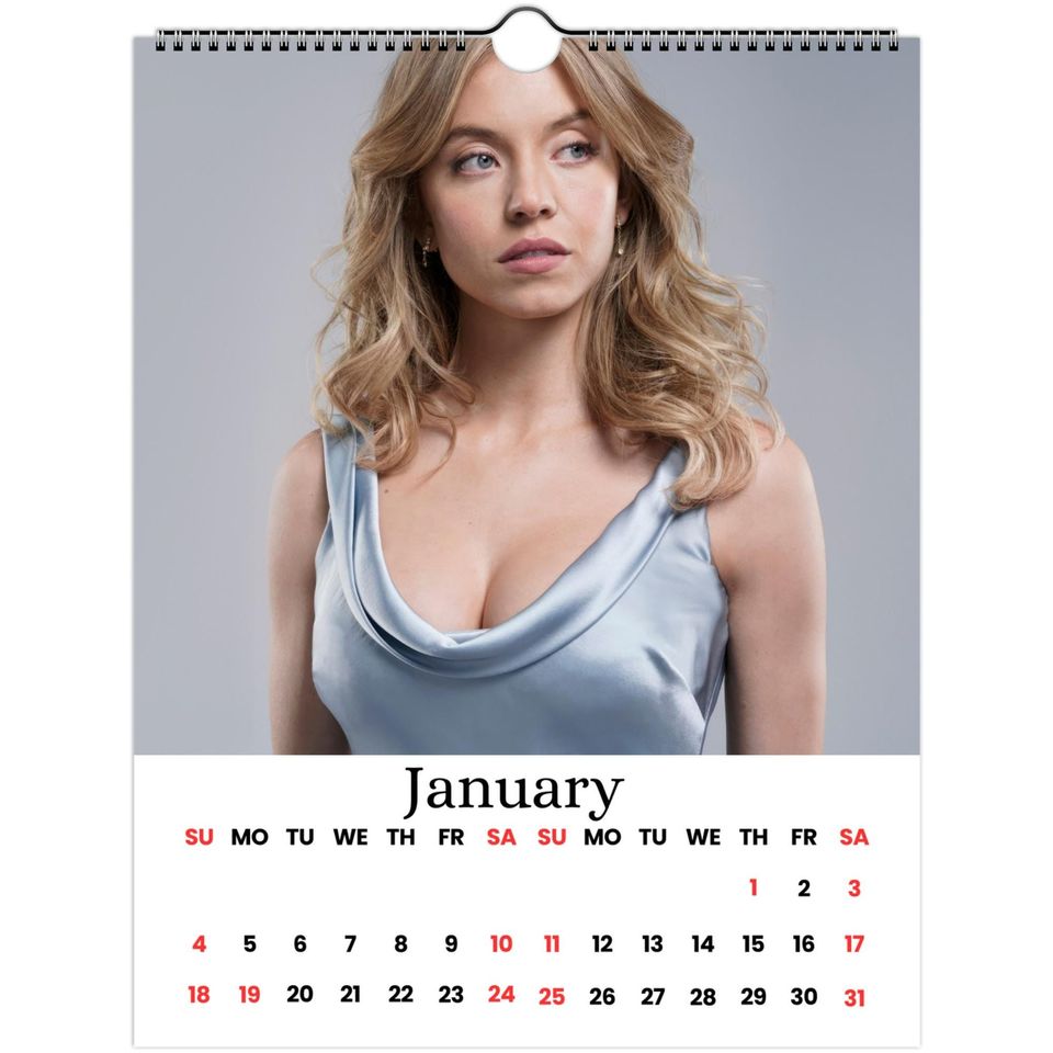 Sydney Sweeney 2026 Wall Calendar
