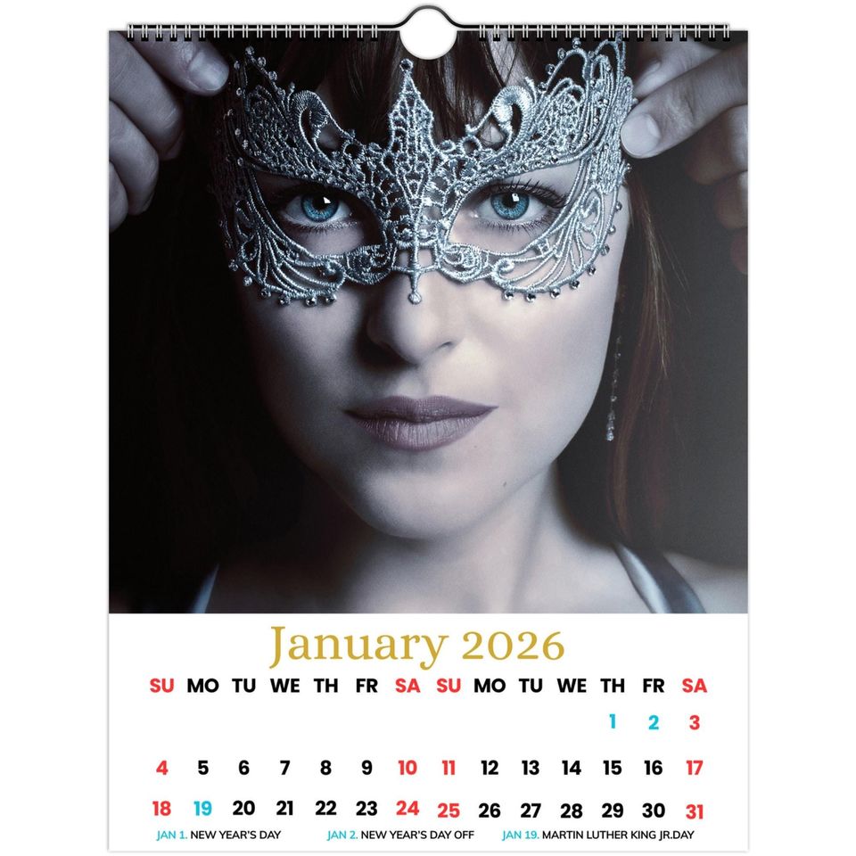 Dakota Johnson 2026 Wall Calendar