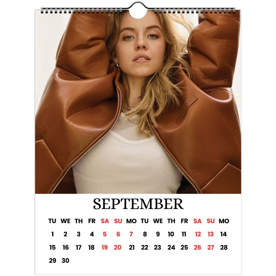 Sydney Sweeney 2026 Wall Calendar