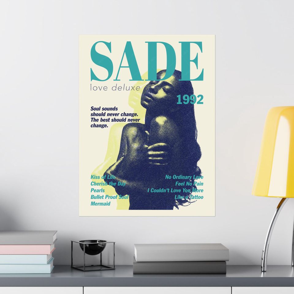 Sade Love Deluxe Vintage Poster Vertical Print