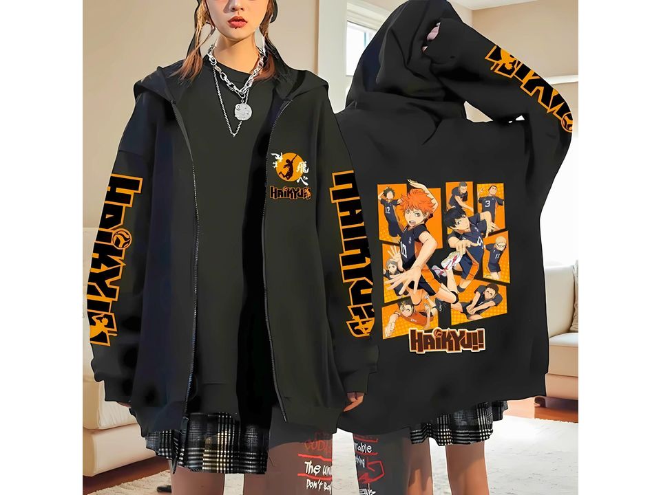 Arcane Jinxx Zipper Hoodie, Unisex Oversize Sweater Hoodie