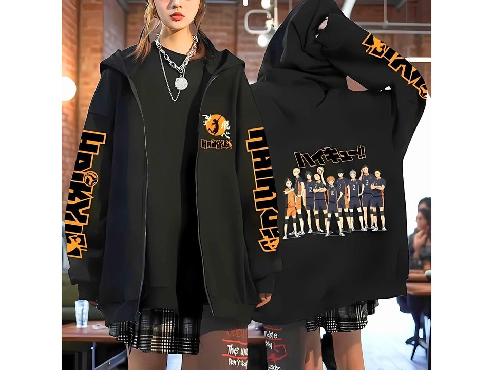 Arcane Jinxx Zipper Hoodie, Unisex Oversize Sweater Hoodie