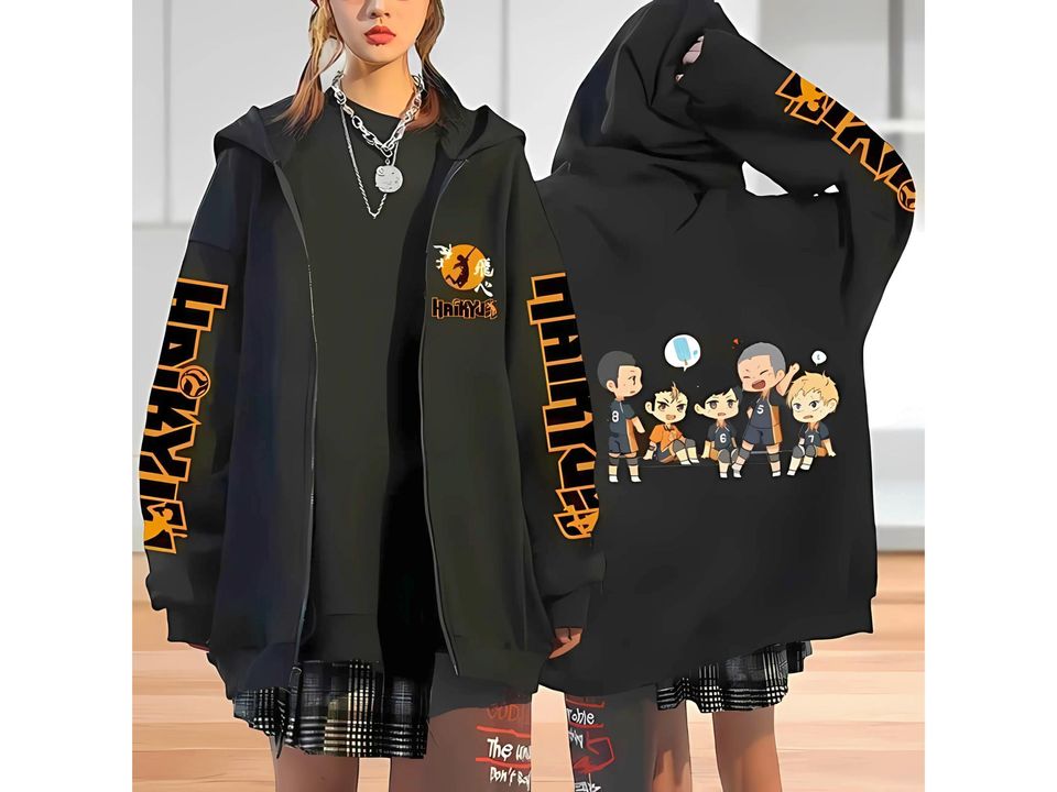 Arcane Jinxx Zipper Hoodie, Unisex Oversize Sweater Hoodie