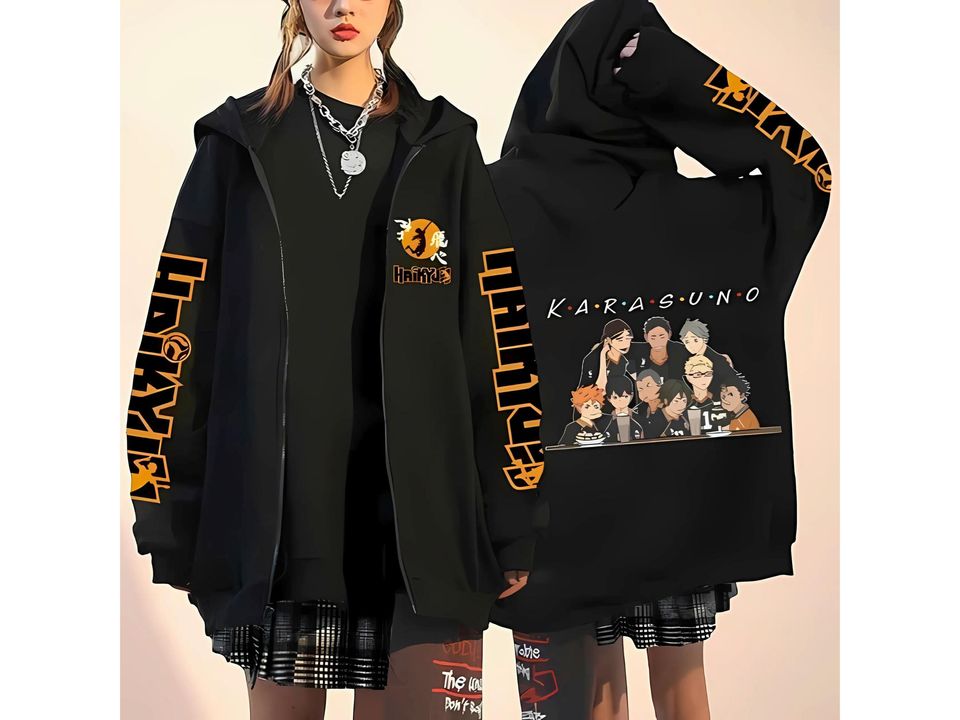 Arcane Jinxx Zipper Hoodie, Unisex Oversize Sweater Hoodie