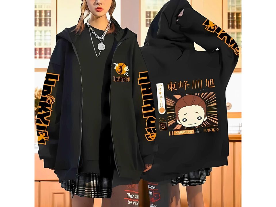 Arcane Jinxx Zipper Hoodie, Unisex Oversize Sweater Hoodie