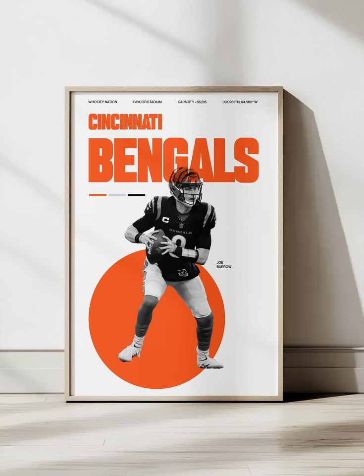 Bengals football Poster