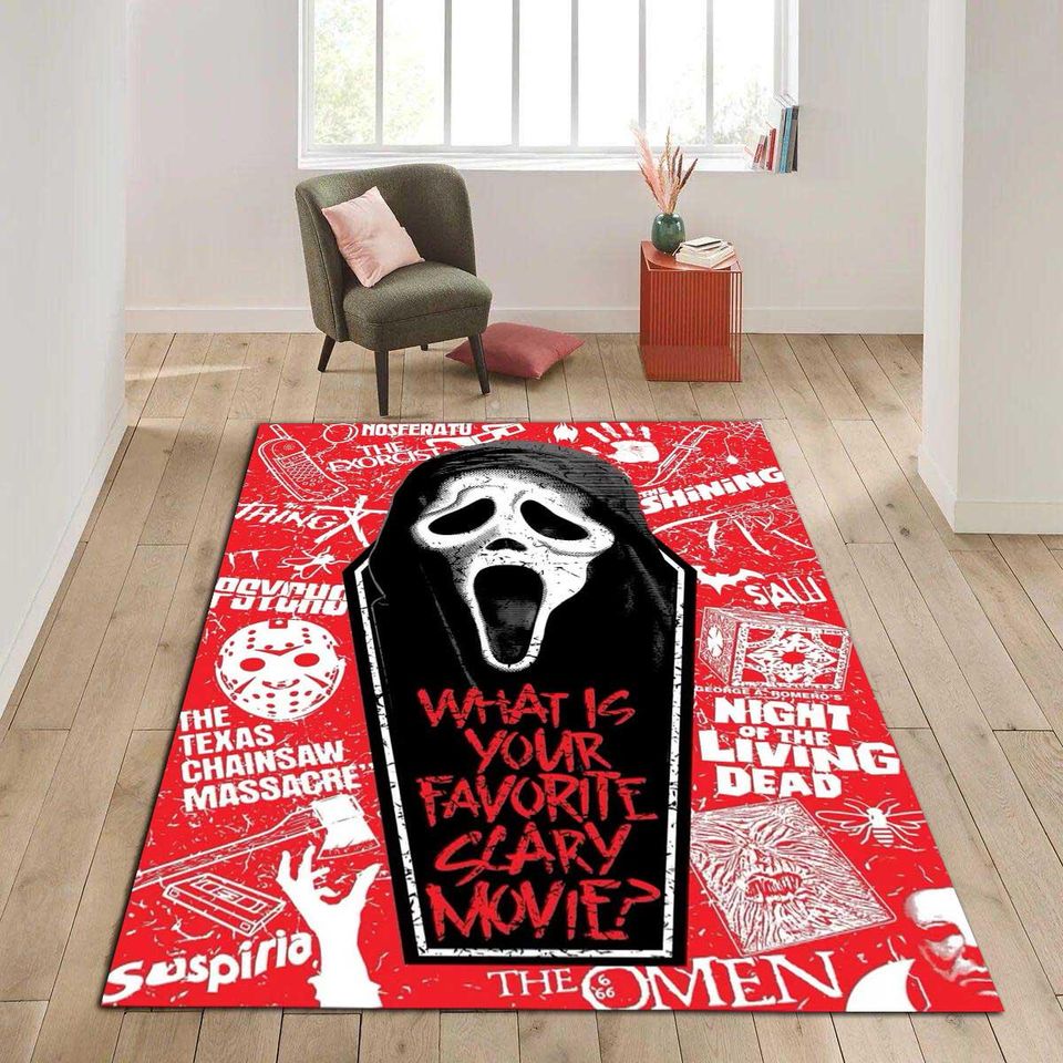 GhostFace Horror Rug