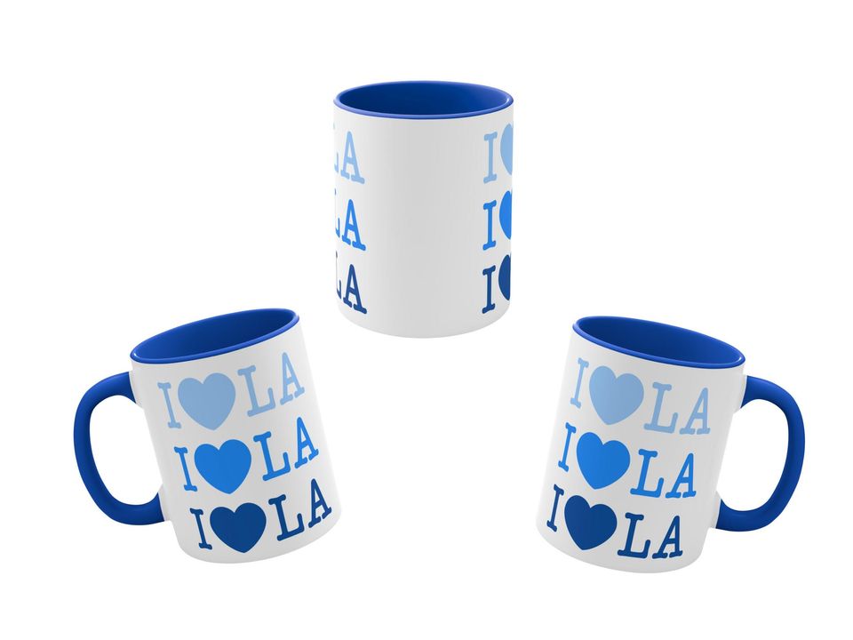 I LOVE LA | Retro Accent Coffee Mug