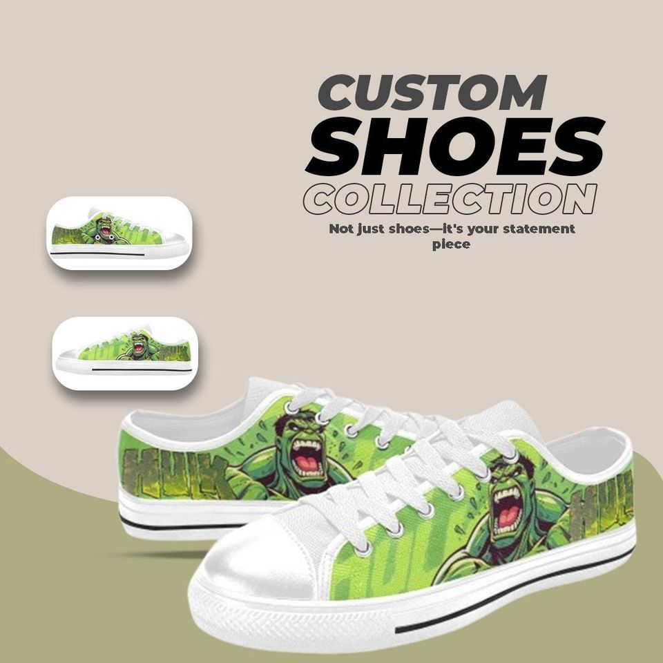 Hulk Design Low top Shoes