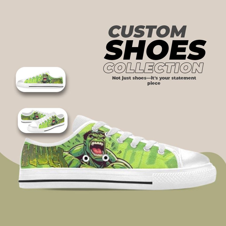 Hulk Design Low top Shoes