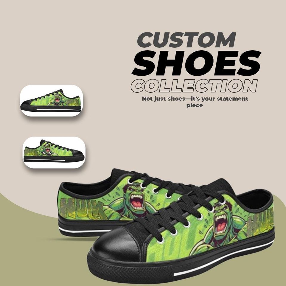 Hulk Design Low top Shoes