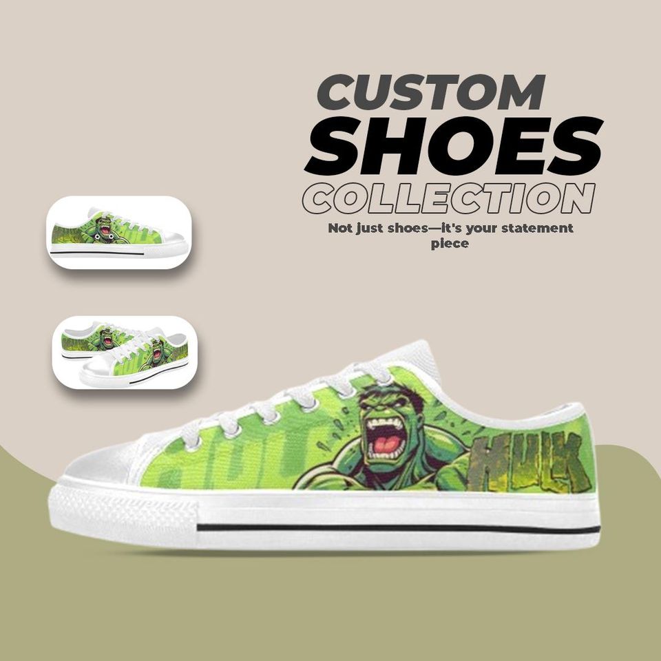 Hulk Design Low top Shoes