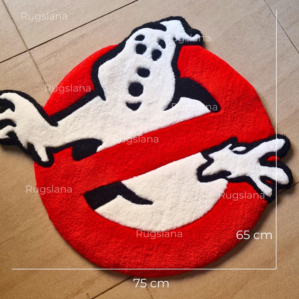 Ghostbusters Rug, Halloween Gift, Halloween Home Decor