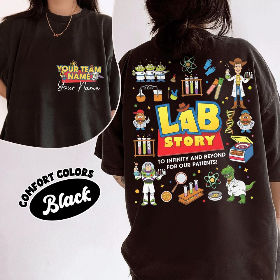 Retro Toy Story Lab Week 2026 Shirt, Medical Laboratory Week, Lab Assistant Gift, Med Lab Tech, Buzz Lightyear Woody Jessie Bo Peep Tee